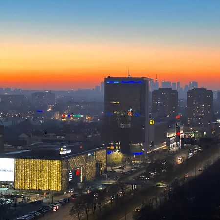 Apartament Skyscrapper Z Widokiem Na Panorame Warszawy Warszawa Zewnętrze zdjęcie